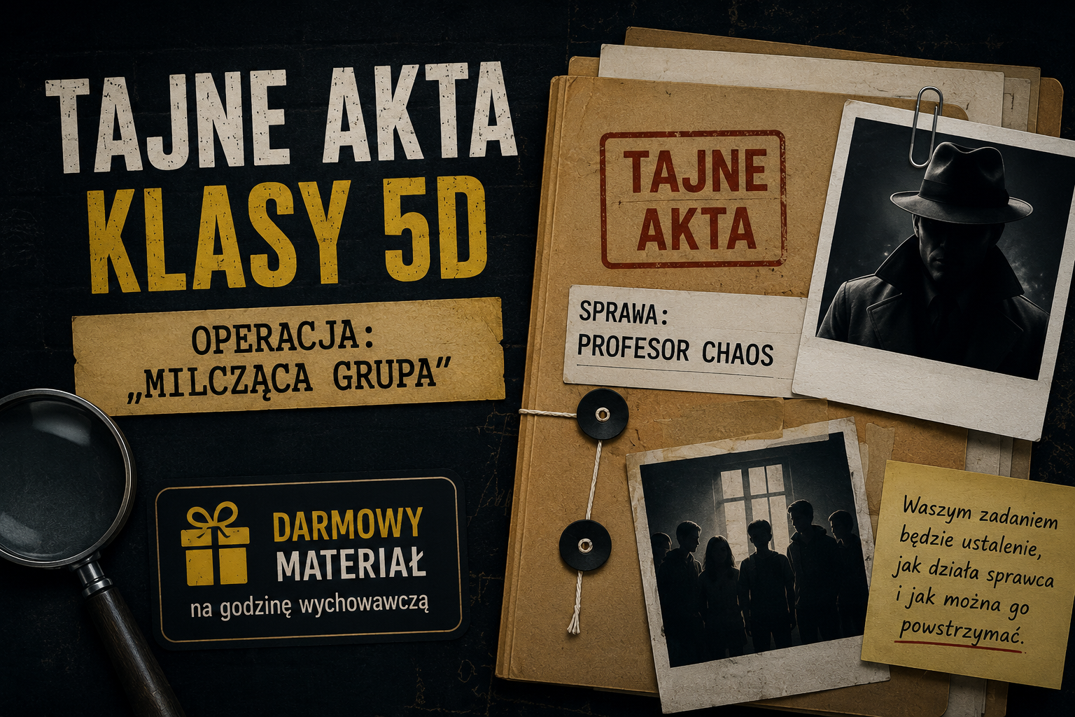 Tajne Akta Klasy 5D: Operacja Milcząca Grupa
